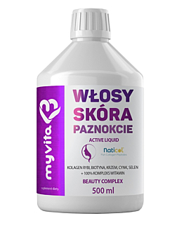 MyVita Włosy Skóra Paznokcie Płyn 500 ml