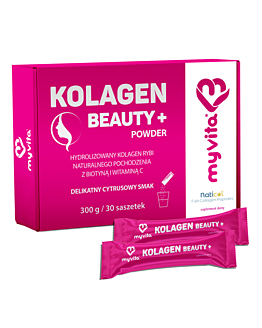 Myvita Kolagen Beauty Proszek 300 g, 30 sasz.