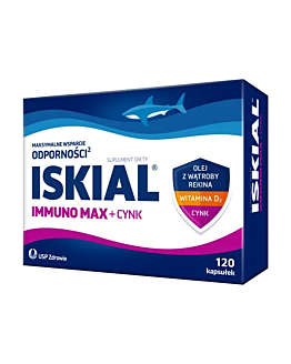 Iskial Immuno Max + Cynk Kapsułki