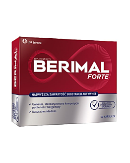 Berimal Forte, Preparat na utrzymanie prawidłowego poziomu cholesterolu, Kapsułki