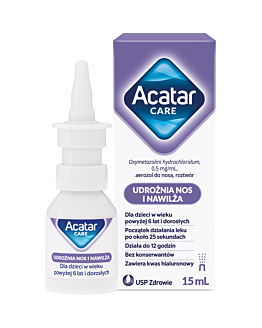 Acatar Care 0,5 mg/ml Aerozol do nosa
