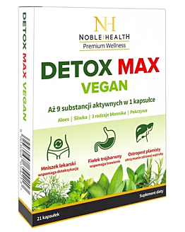 Noble Health Detox Max Vegan Kapsułki 21 kapsułki