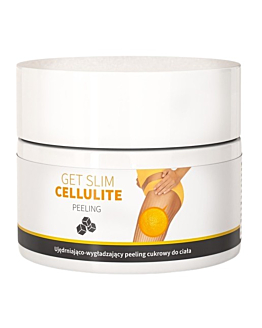 Noble Health Get Slim Cellulite Peeling Cukrowy do Ciała Ujędrniająco-Wygładzający 250 g
