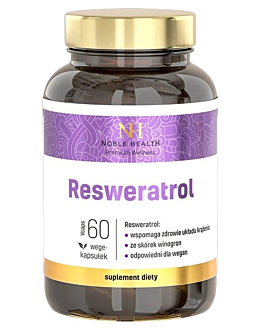 Noble Health Resweratrol 60 Kapsułek
