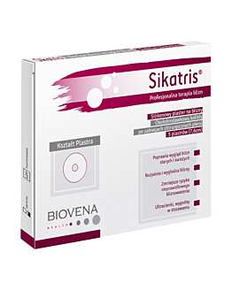 Sikatris Silikonowy plaster na blizny okołobrodawkowy kolisty 7,6 cm, 5 szt.
