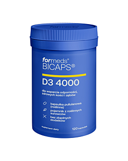 Formeds Bicaps D3 4000 Kapsułki, 120 szt.