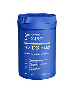 Formeds Bicaps K2 D3 Max Kapsułki, 60 szt.