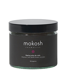 Mokosh Peeling solny od ciała Winogrono, 300g