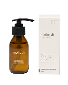 Mokosh Probarierowy żel do mycia twarzy z prebiotykiem Malina, 90ml