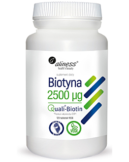 Aliness Biotyna 2500ug Vege, tabletki