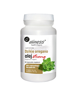Aliness Dzikie oregano olej strong 100% naturalny Kapsułki, 90 szt.