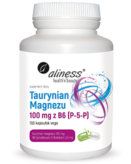 Aliness Taurynian Magnezu 100 mg BG, kapsułki