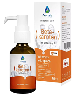 Avitale Naturalny Beta-Karoten Krople 30 ml