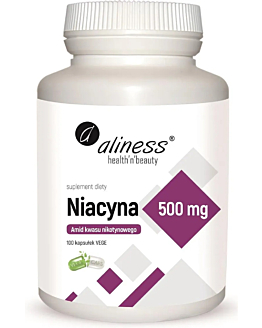 Aliness Niacyna Amid Kwasu Nikotynowego 500 mg, kapsułki, 100 szt.