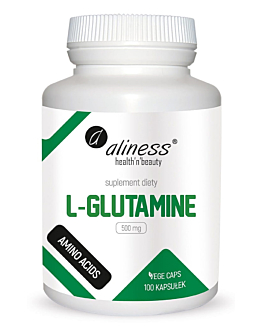 Aliness L-glutamine 500 mg, kapsułki, 100 szt.