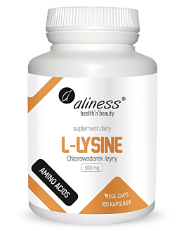 Aliness L-Lysine (Chlorowodorek) 500 mg, kapsułki, 100 szt.