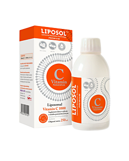 Liposol Liposomalna Witamina C Płyn 250 ml, Smak pomarańczowy