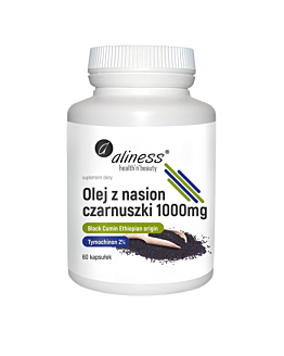 Aliness Olej z nasion czarnuszki 2% 1000 mg