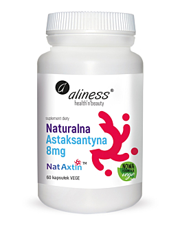 Aliness Naturalna Astaksantyna NAT Axtin 8 mg, kapsułki, 60 szt.