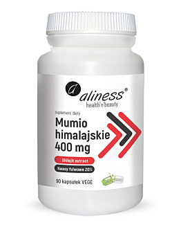 Aliness Mumio Himalajskie 400 mg, Kapsułki, 90 szt.