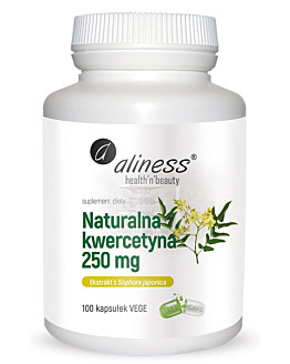 Aliness Naturalna Kwercetyna 250 mg, kapsułki, 100 szt.