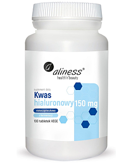 Aliness Kwas Hialuronowy Niskocząsteczkowy 150 mg, tabletki, 100 szt.