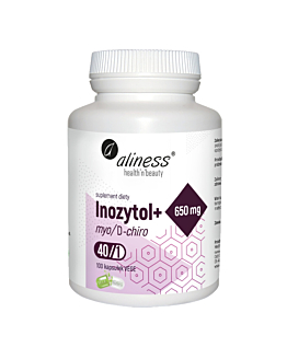 Aliness Inozytol myo/D-chiro, 40/1, 650 mg + B6