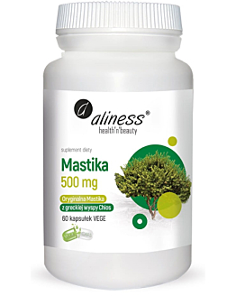 Aliness Mastika Sproszkowana Żywica Pistacia Lentiscus 500 mg, tabletki, 60 szt.