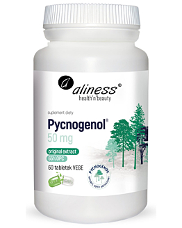 Aliness Pycnogenol Extract 65% 50 mg, tabletki, 60 szt.