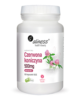 Aliness Czerwona koniczyna Extract 8% 500 mg, kapsułki, 90 szt.