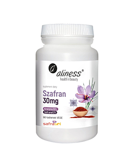 Aliness Szafran 2%/10% 30 mg Tabletki, 90 szt.