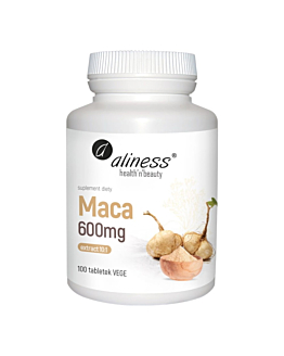 Aliness Maca ekstrakt 10:1 600 mg Tabletki, 100 szt.