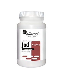 Aliness Jod (jodek potasu) 200 µg / 400 µg Tabletki, 200 szt.