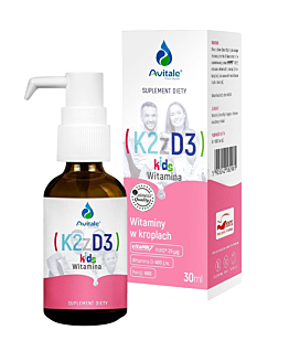 Avitale Krople Wit. K2 + D3 Kids 25 uq + D3 400 IU Olive Krople