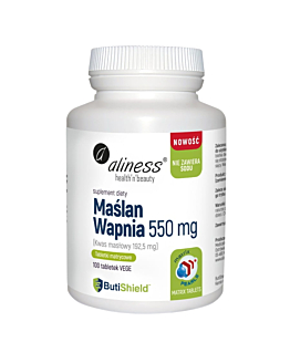 Alliness Maślan wapnia (bez sodu) 550 mg