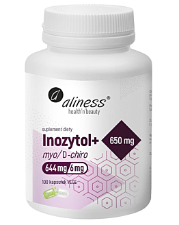Aliness Inozytol+ 650 Myo/D-chiro Kapsułki