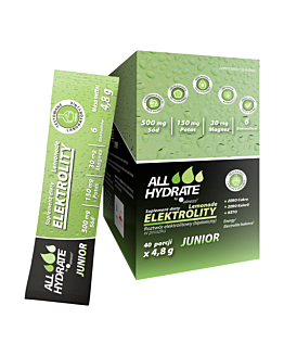 Allhydrate Elektrolity Stick Junior Smak Lemonade, 40 saszetek