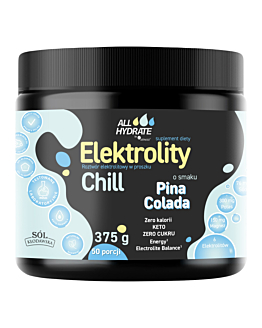 Allhydrate Elektrolity Chill o smaku pina colada, 50 porcji (375 g)