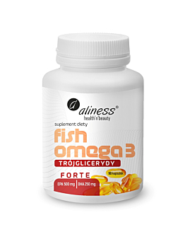 Aliness Fish Omega 3 Forte Trójglicerydy 500/250 mg, kapsułki 90 szt.