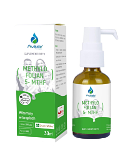 Avitale Methylofolian 5-MTHF 200 ug, płyn 30 ml