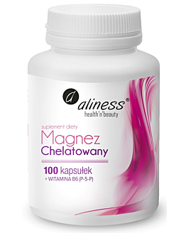 Aliness Magnez Chelatowany 720 mg + B6(P-5-P), kapsułki 100 szt.