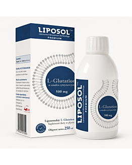 Liposol L-Glutathion 500 mg o smaku Cytrynowym Płyn 250 ml