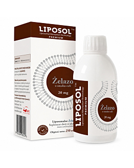 Liposol Żelazo 20 mg o smaku coli