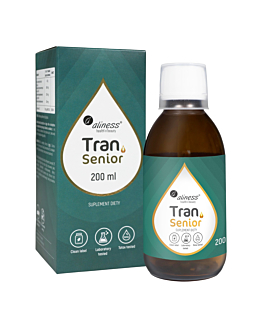 Aliness Tran (Olej z dorsza) Senior + D3 4000 IU, 200 ml