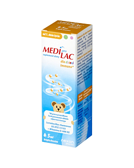 Nexon Mediprolac dla Dzieci Immuno od 1 dnia życia,  krople 5 ml