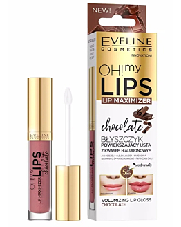 Eveline Oh My Lips Maximizer Błyszczyk do ust, Czekolada