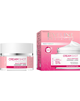 Eveline Cream Shot Krem regenerujący z 5% koncentratem naprawczym 