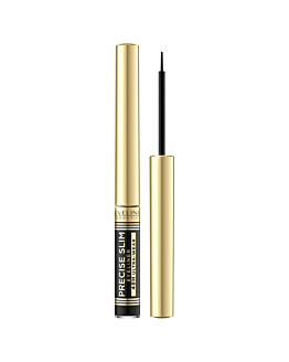 Eveline Precise Slim Liner per occhi, Nero Vinile