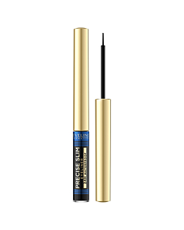 Eveline Precise Slim Liner per occhi, Nero Impermeabile