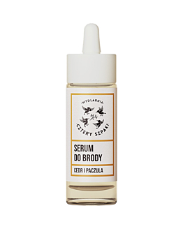Mydlarnia Cztery Szpaki Serum do brody, Cedr i Paczula 